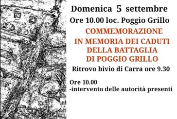 Commemorazione in memoria dei caduti della battaglia di Poggio Grillo – Domenica 5 Settembre 2021